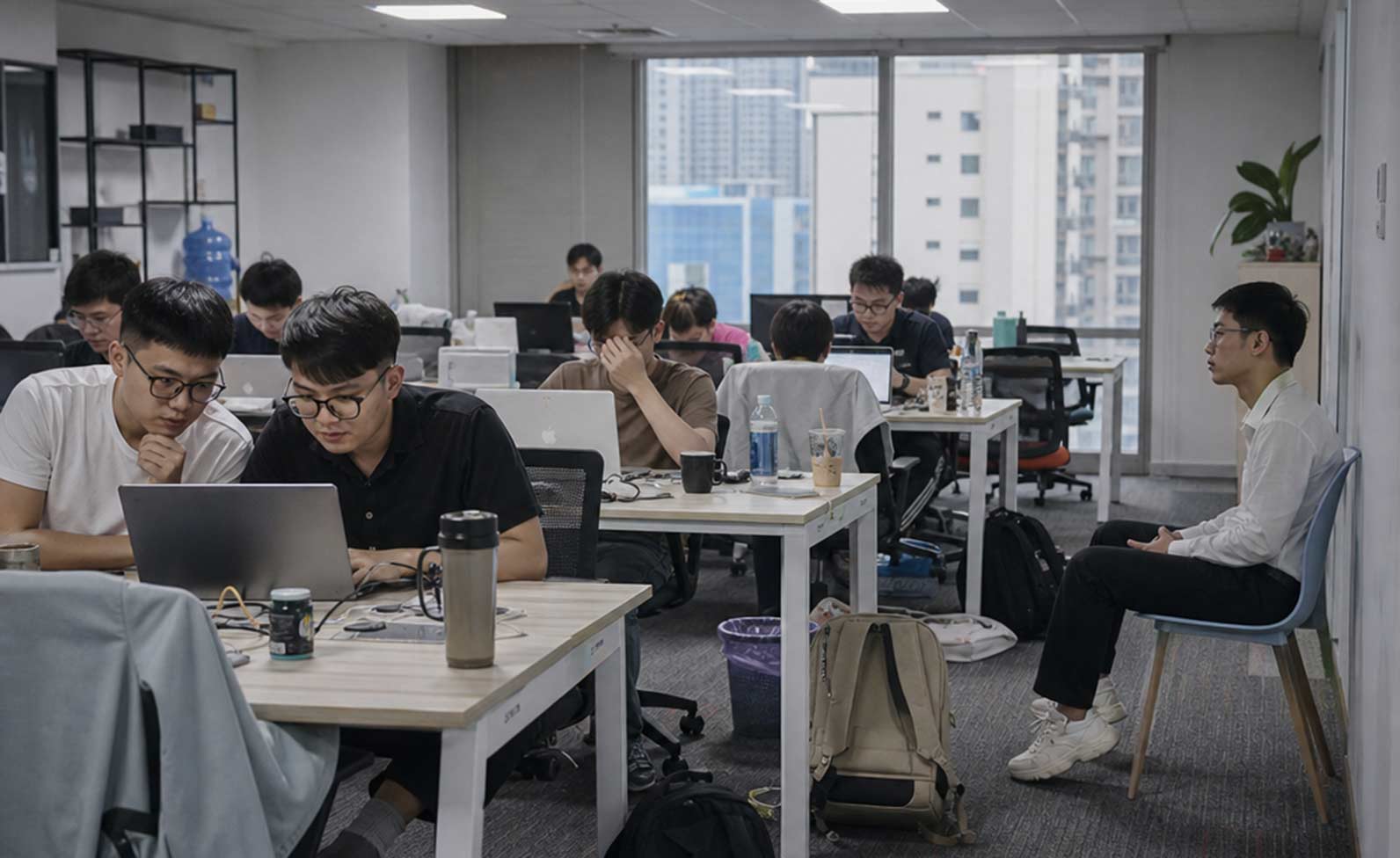 Office in Saigon.